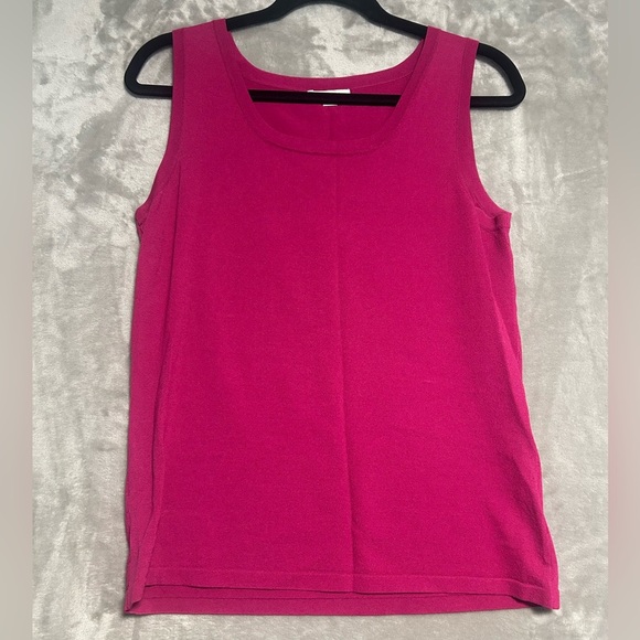 Erin London Tank Top Women’s Small Hot Pink Travel Classic Layering - Picture 1 of 7